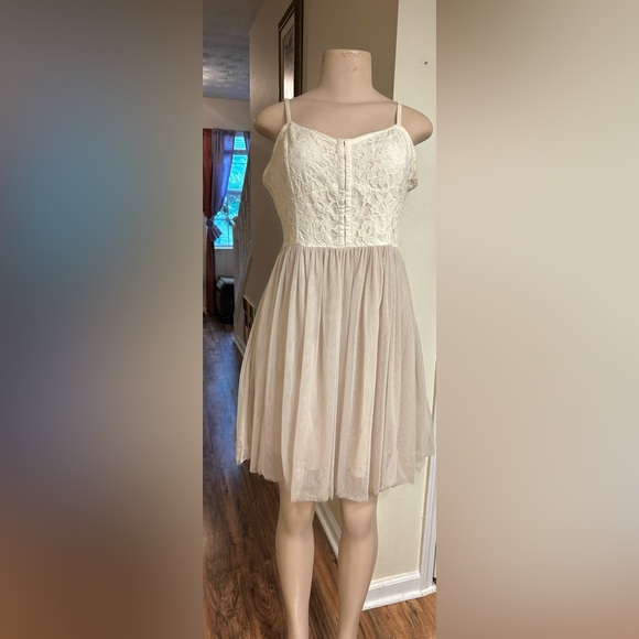 American Eagle 🦅 Outfitters Hook & Eye Lace Bodice Lined Dress - Picture 2 of 10